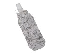 Generico Bottiglie d'Acqua Pieghevoli, Bottiglia d'Acqua Compatta Piegevole 500 ml, Tazza Morbida Portatile Design Antigoccia per Viaggiare Correre Ciclismo Sport Escursionismo Campeggio
