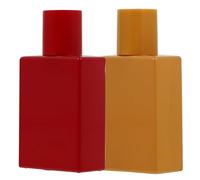 Generico Bottiglie vuote da viaggio 30 ml set 2 pezzi con erogatore spray per profumo e lozione, vetro resistente con chiusura ermetica, perfette per trasporto estivo e uso quotidiano