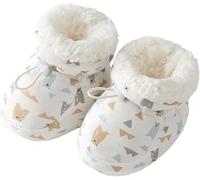 Generico Bottines chaudes en fourrure pour bébé, chaussons douillets en polaire, chaussettes chaudes antidérapantes pour l'hiver (1PCS-A,Piccola)