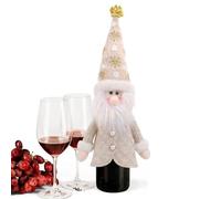 Generico Bottle Cover Christmas Doll - Wine Toppers For Wine Bottles Christmas Doll Design, Champagne Bottle Topper Cover | Cute Reusable Decorative Sleeve For Holiday Table, Dining, Celebration