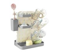 Generico Bottle Drying Rack | Compact & Portable Dryingg Organizer | Vertical Standing Countertop Dryer Holder Accessory for Kitchen Dining Living Room Bedroom Travel Pump Parts Cups