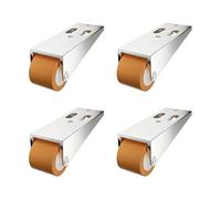 Generico Bottom Wheels - 4 Pieces Multifunctional Anti-Sag Portable Roller - Low Profile Caster Wheels | for Cabinet Furniture Chair Desk Table Home Office Bedroom Apartment House