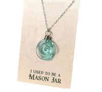 Generico Boucles d'oreilles spirales en verre recyclé : boucles d'oreilles pendantes en verre recyclé, bijoux faits main, boucles d'oreilles en verre recyclé en forme de goutte, pour votre femme (B)