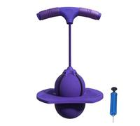 Generico Bouncing Ball with Handle, Fun Safe Anti-Slip Jumper with Pump, Children Jumping Ball for Boy Girl, Play Game, Fitness Exercise, Sport Recreation Party