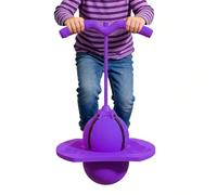 Generico Bouncing Ball With Handle - Heavy Duty Jump Toy For Kids & Adults, High-Bounce With Pump, Anti-Burst Fitness Ball, Indoor & Outdoor Exercise Gear | For All Ages