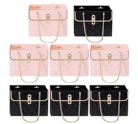 Genérico Bouquet di fiori fatti di carta, scatole di fiori per arrangiamenti-8 sacchetti regalo di fiori di carta sacchetti di bouquet con mango-valentina, festa della mamma sacchetti regalo f