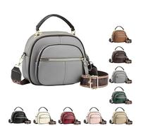 Generico Bousalutend Crossbody Bag, Classic Multifunctional Compartments Leather Shoulder Bag, Bousalutend Sling Bags (D)