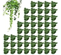 Generico Bow Plant Supports for Peonies - 50 PCS Plant Clips 3.4x3.3x1.5cm | Reusable Trellis Holder Vine Clamp, for Flowers, Vegetables, Greenhouse, Indoor & Outdoor Garden