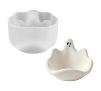 Generico Bowl Mold - Silicone, Ghost Design Container Mold, Small Candy Bowl | Fruit Serving Dish, Treat Holder, Halloween Craft Molds For Desk, Entryway, Tabletop, Christmas And Party Decor