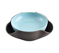 Genérico Bowl - Multi-Layer Thickened Food-Grade PP Serving Dish - Snack Bowl | Anti-Fall Candy & Fruit Plate | Triangolare Round Design Snack Tray - Durable Easy-to-Clean Bowls For Nuts, Seeds