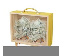 Generico Box Archive Adventure - Baulino Marco | Unghia per Regali di Viaggio Essentials Vintage Memorie, Foto, Biglietti e ricordi Organizzatore Decorativo Rustico