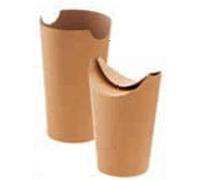 Generico Box fritti, Contenitore d'asporto da 420 ml - conf 50 pz- Kraft Havana resistente all'unto, per patatine fritte o fritturine di pesce da asporto con parte superiore che si chiude