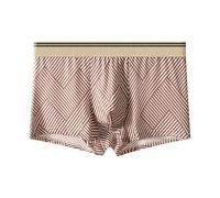Generico Boxer da uomo in seta ghiacciata senza cuciture con tasca convessa a U per un maggiore supporto e comfort durante l'uso quotidiano