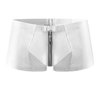 Generico Boxer Uomo Cotone 100 per Cento, Mutande Uomo, Intimo Ciclismo Uomo Boxer Aderenti Uomo Multipack con Elastico in Vita Mutande Cotone Boxer Uomo Lunghi di Gamba Cotone Biancheria Intima