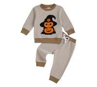 Generico Boy Set di Vestiti per Bambini Jogging Pantaloni Tuta Sportiva Pullover Girocollo a Maniche Lunghe Top E Pantaloni Felpa 2 Pezzi Neonato Completo Tuta Vestiti Maschio Neonato Completi