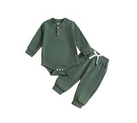 Generico Boy Set Di Vestiti Per Bambini Neonati Outfits Set Di Felpa E Pantaloni a Girocollo Per Bambini Neonato Completo Tuta Vestiti Casual Calda Manica Lunga Top Maschio Neonato Completi