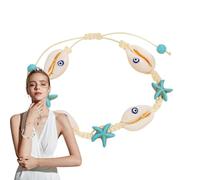 Generico Bracciale a conchiglia, braccialetto conchiglia | Anklet boho shell fatto a mano impermeabile | Gioielli per il piede, Prodotti di moda femminile per mare, hawaiano, matrimonio