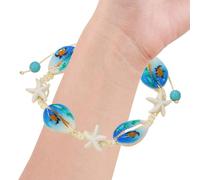Generico Bracciale a conchiglia, braccialetto conchiglia - Boho Regolable Waterproof Shell Anklet Beach Jewelry,Gioielli per il piede, Prodotti di moda femminile per mare, hawaiano, matrimonio
