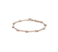 Generico Bracciale abbagliante in argento sterling, bracciale della serie Classic Star, gioielli da donna for le amiche per decorazioni delle mani(Color3,17cm)