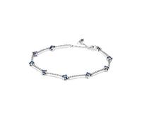 Generico Bracciale abbagliante in argento sterling, bracciale della serie Classic Star, gioielli da donna for le amiche per decorazioni delle mani(Color1,18cm)