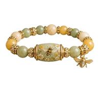Generico Bracciale “Bluebird Blessings” Edizione Limitata 2026, bracciali con perline ispirati alla forza del colibrì, elegante regalo primaverile per mamma, sorella o amiche (A)