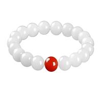 Generico Bracciale con nodo di bambù in giada naturale - Eleganti gioielli in giada dello Xinjiang da donna(Color13)