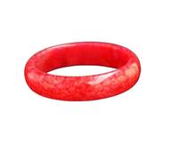 Generico Bracciale con smeraldi pietra sanguigna e giada rossa
