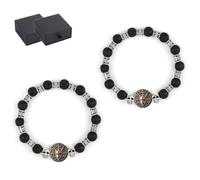 Generico Bracciale della Confraternita dei Cavalieri Onore e Fede | Bracciale della Confraternita dei Cavalieri Honor Faith,Bracciale da cavaliere medievale da uomo con design a croce con scudo