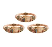 Generico Bracciale Grazia Celeste, bracciale cristiano per la preghiera alla Vergine Maria | Gioiello di fede cattolica, regalo religioso ispiratore per mamma, figlia, moglie, sorella, amica (3PCs)