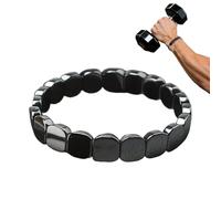 Generico Bracciale In Ematite da Uomo, Bracciali Curativi con Perle di Ematite Naturale, Supporta Naturalmente i Livelli Testosterones, Ripristina Fiducia, Migliora Chiarezza Mentale e Concentrazione