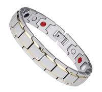 Genérico Bracciale magnetico - Amuleto regolabile per il polso, bracciale magnetico da uomo - per padre, fidanzato, nonno, vicino, figlio, marito, famiglia, amici, colleghi di lavoro, Natale