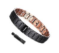 Generico Bracciale Magnetico Per Uomo,Gioiello da Polso Energizzante,Braccialetto Maschile Fashion | Per Padri Mariti Fidanzati Collezionisti Amanti Della Occasioni Speciali Ambiente Di Lavoro