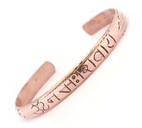 Generico Bracciale Om Namah Shivaya in Rame, Mantra per Yoga e Meditazione, Gioielli Unisex, Fatto a Mano in Nepal