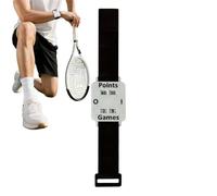Generico Bracciale Segnapunti Tennis,Contatore Regolabile con Display Ampio - Tabulatoio da Polso per Tennis - per Uomini e Donne Sport all'Aperto Giochi al Chiuso