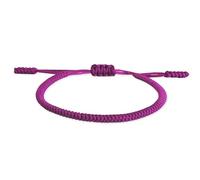 Genérico Bracciale tibetano | Tessuto a mano, regolabile da 15 a 24 cm, per uomo e donna, nodo tradizionale buddista | Amuleti della fortuna e protezione | Braccialetti di filo rosso | Bracciale filo