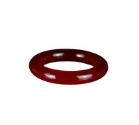 Generico Bracciale tondo con giada rossa ad alto ghiaccio(54mm)