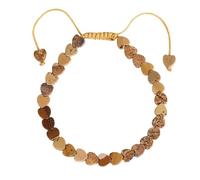 Generico Bracciale Uomo Pietre Naturali, Braccialetti Elastici Regolabili Con Perline In Rilievo A Forma Di Cuore, In Cristallo Naturale Di Lusso, Per Reiki E Yoga, Gioielli Energetici Per Donne