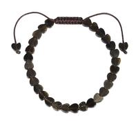 Generico Bracciale Uomo Pietre Naturali, Braccialetti Elastici Regolabili Con Perline In Rilievo A Forma Di Cuore, In Cristallo Naturale Di Lusso, Per Reiki E Yoga, Gioielli Energetici Per Donne