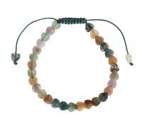 Generico Bracciale Uomo Pietre Naturali, Braccialetti Elastici Regolabili Con Perline In Rilievo A Forma Di Cuore, In Cristallo Naturale Di Lusso, Per Reiki E Yoga, Gioielli Energetici Per Donne