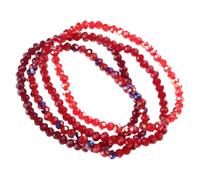 Generico Braccialetti con cristalli e fili multiuso Accessorio gioielli versatile e per bracciale in pietra colorata per guardaroba da donna alla
