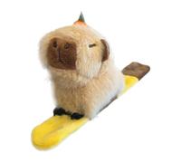 Generico Braccialetti Schioccabili per Bambini | Giocattoli Di Peluche Capibara,Braccialetti a Scatto Animali Adorabili | per Bambini Ragazzi Scuola Casa Viaggio Feste Natale Compleanno