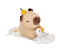 Generico Braccialetto A Scatto Animali Di Peluche | Giocattoli Di Peluche Capibara,Bracciale Morbido e Divertente per Bambini - per Bambini Ragazzi Scuola Casa Viaggio Feste Natale Compleanno