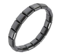 Generico Braccialetto In Ematite Elastici Neri | Bracciali Elastici Con Gemme Naturali Per Papà Marito Fidanzato Compleanno San Natale Festa Del Papà Viaggio Quotidiano