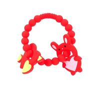 Generico Braccialetto in Silicone per Bambini,a Forma di dentiera,a Forma di molare,Giocattolo Musicale per Il Comfort dei Bambini 3017