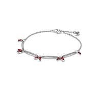 Generico bracciali donna argento Bracciale abbagliante in argento sterling, bracciale della serie Classic Star, gioielli da donna for le amiche(Color5,18cm)
