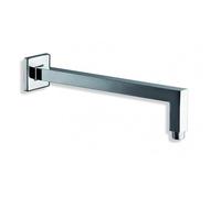Generico Braccio Doccia Quadro (Argento, Lunghezza 40cm)