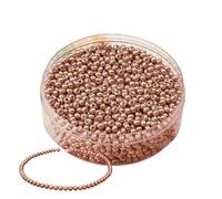 Genérico Bracelet Spacer Beads - Decorative Beads For Bracelets | Glass For Jewelry Making, Small Colorful Round Loose Spacer, Compact Bracelet Making Kit Kids Girls Adults