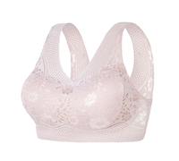 Generico Bralette in Pizzo da Donna Reggiseno Sportivo Bra Top in Pizzo Quotidiano