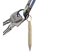 Generico Brass Click Pen - Professional Pocket Pen | Multifunctional Writing Tool For Business School, Students Teachers Office Supplies, Refillable Brass Barrel, Smooth Click Mechanism