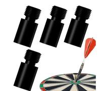 Generico Brass Dart Weights - 4 Piece Black 2BA Precision Dart Adjuster, Adjustable Weighting Tool for Practice, Exercise, Competitions, Club Training, Ideal for Adults And Amateur Players